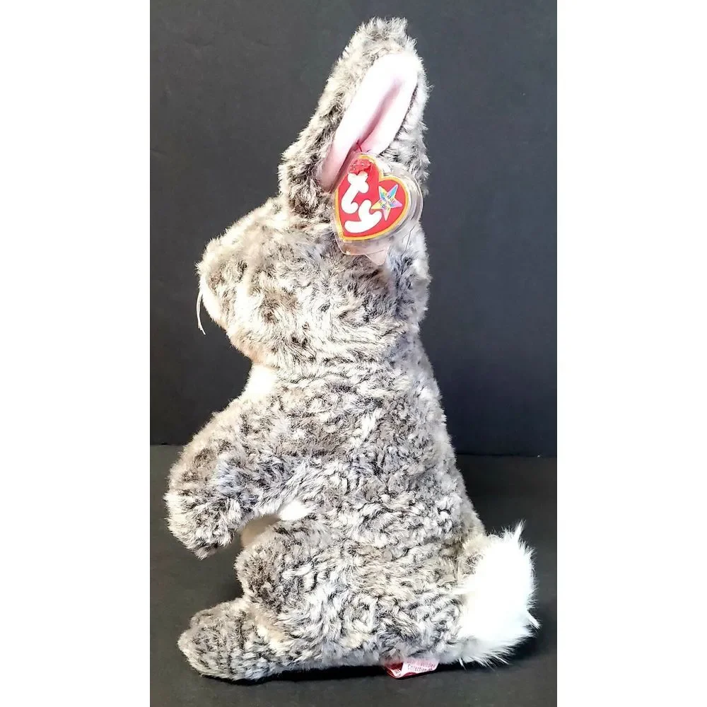 Vintage 2001 TY Hopper the Rabbit Beanie Buddies Super Soft Stuffed Plush NWT
